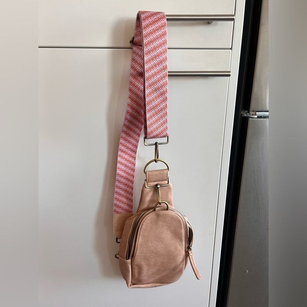 Anthropologie Pink Crossbody Bag